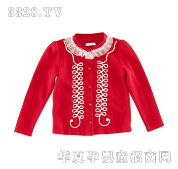 ��������ŮСͯ��֯���-��ʽ���ƺ�ɫ