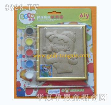 ����ԭɫŮ���ñ���С��DIY����ֽ���⻭DIYS-036A