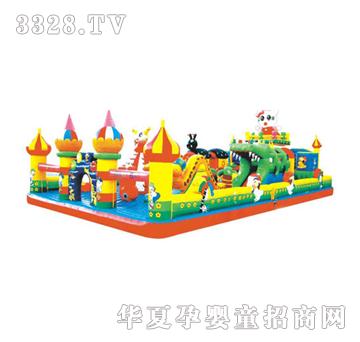 爱西尔游乐园充气弹跳