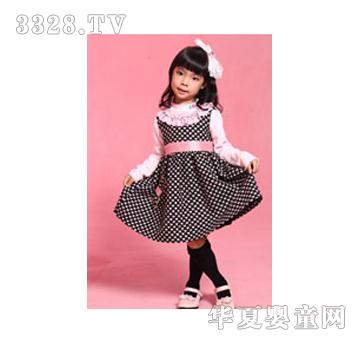 ����ʹ��ɫ�ߵ�Ůͯȹ