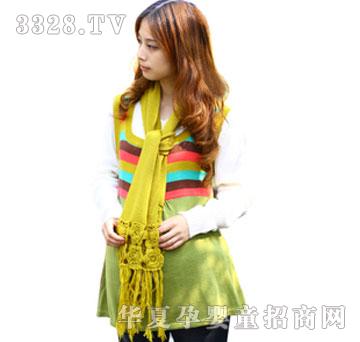 十月妈咪秋冬孕妇针织围巾1196418