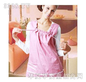 思美粉色花边防辐射服